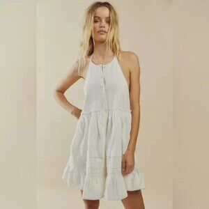 Free People Desert Days Mini Dress White Size Small